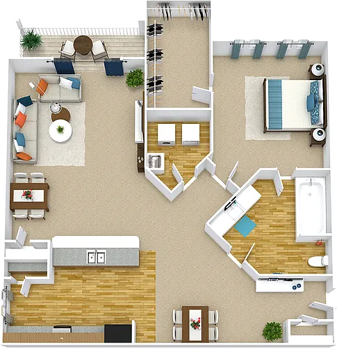 Floor plan The Abaco - Solarium