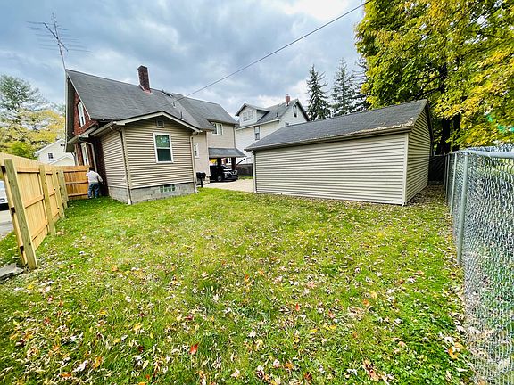 Back yard with privacy fence