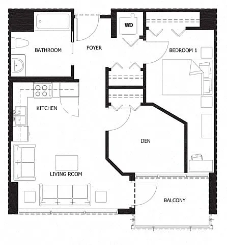 Floor plan 1S