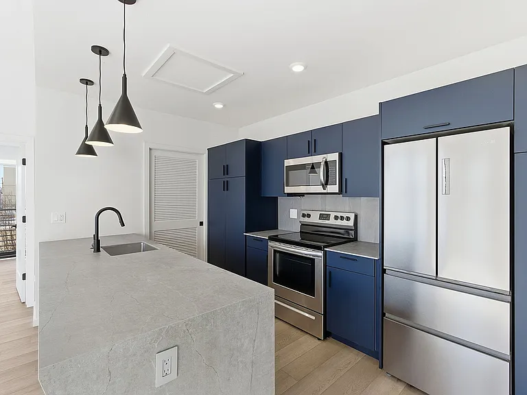 Kitchen Counter with Waterfall Edge