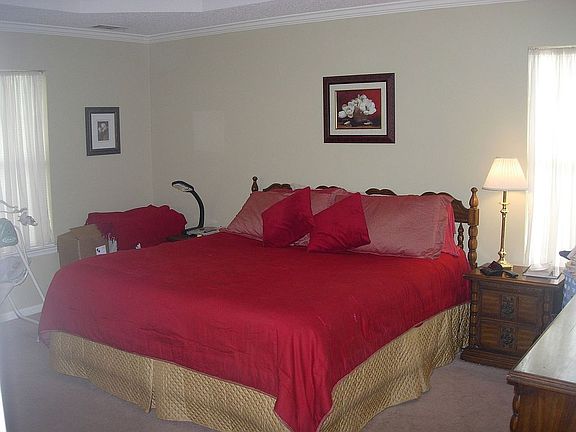 Master Bedroom: good size w/trey ceiling