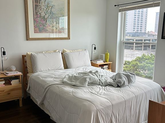 Bed located on the 2nd floor