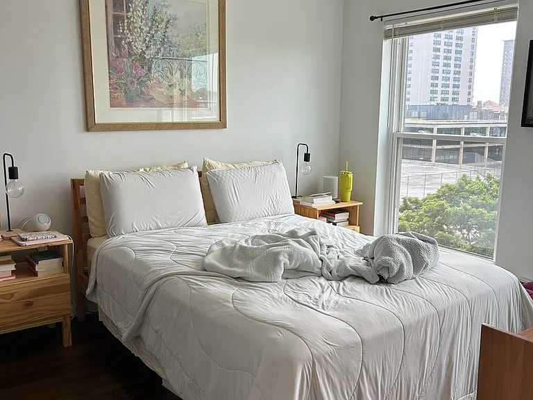 Bed located on the 2nd floor