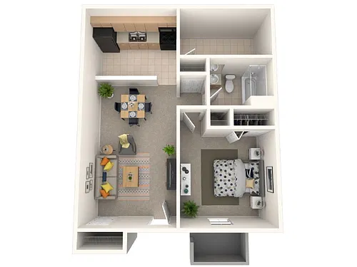 Floor plan The Hampton Renovated