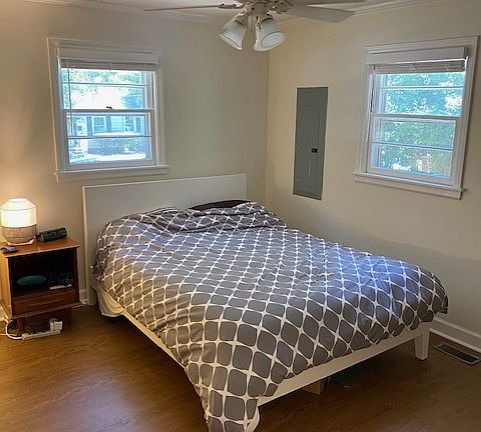 Bedroom 1 with furniture -- house is unfurnished