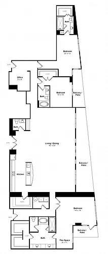 Floor plan Success - Penthouse