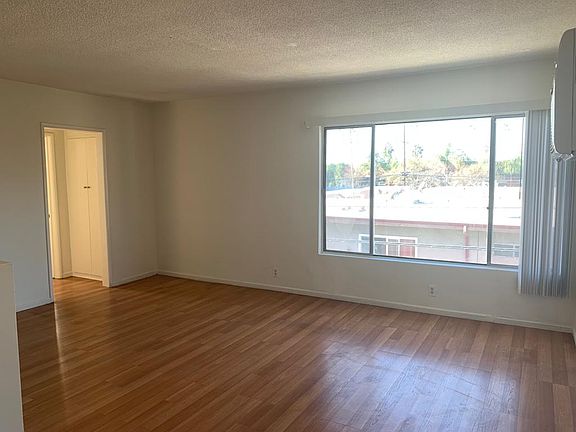 living room with big window