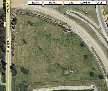 Close-up view of the property
