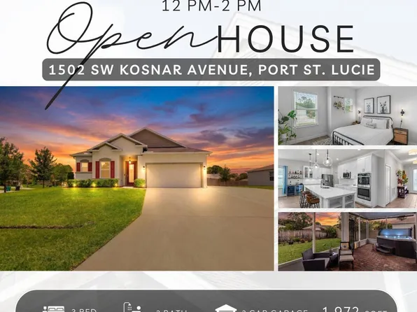 1502 SW Kosnar Avenue, Port St Lucie, FL 34953