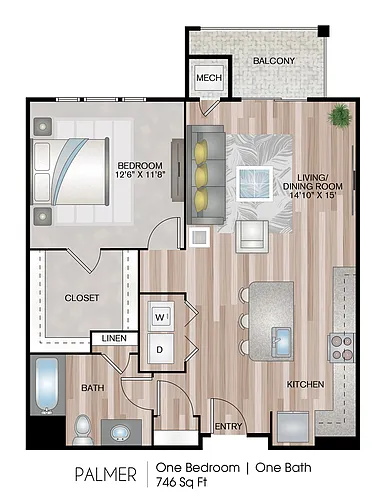 Floor plan Palmer