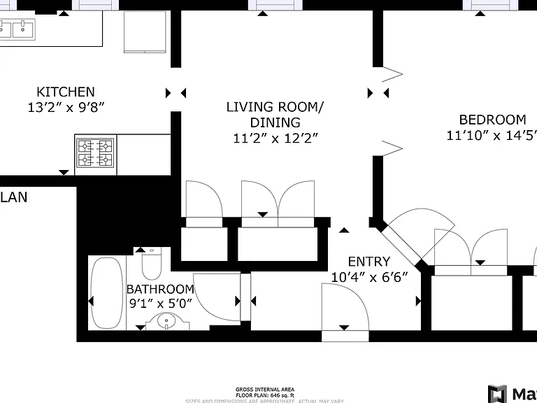 Elegant Renovation! HUGE 1 Bed 1 Bath Available Now! — Photo 27