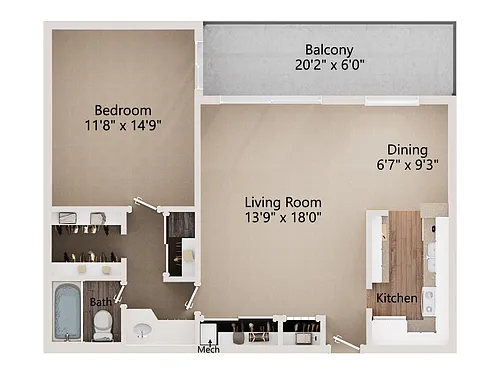 Floor plan Balboa 1