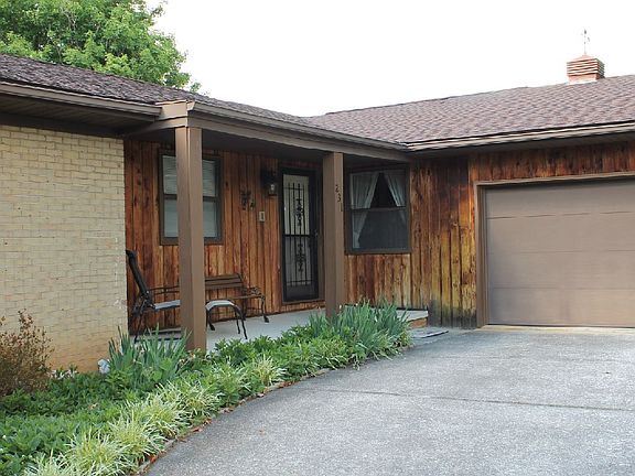 Beautiful brick and wood