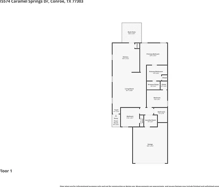 3 bed, 2.0 bath, 1306 sqft, $1,535 — Photo 2