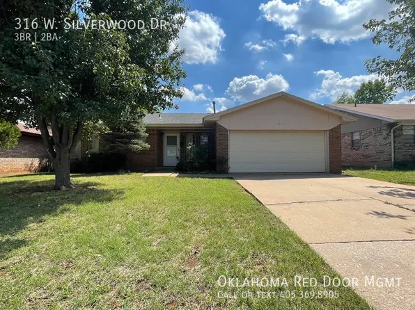316 W Silverwood Dr, Midwest City, OK 73110