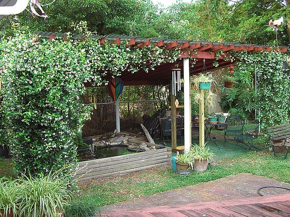 Gazebo w/ Jasmine vines