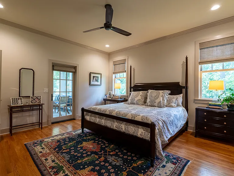 Master Suite with his and hers closets