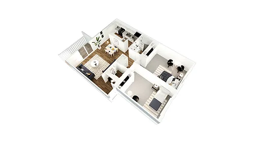 Floor plan 2x1a