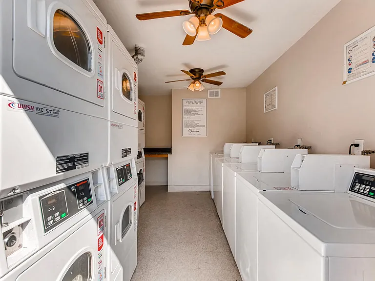 1 of the 2 Community Laundry Rooms at Vista Flores Apartments