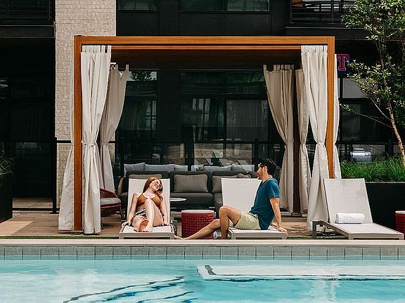 Take in the rays poolside at One Rangers Way.