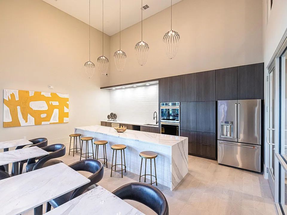Clubhouse with Kitchens & Lounging Areas