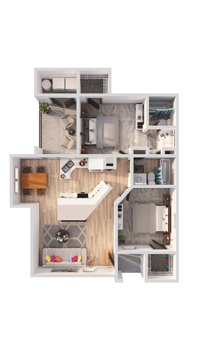 Floor plan 2B Renovation 3