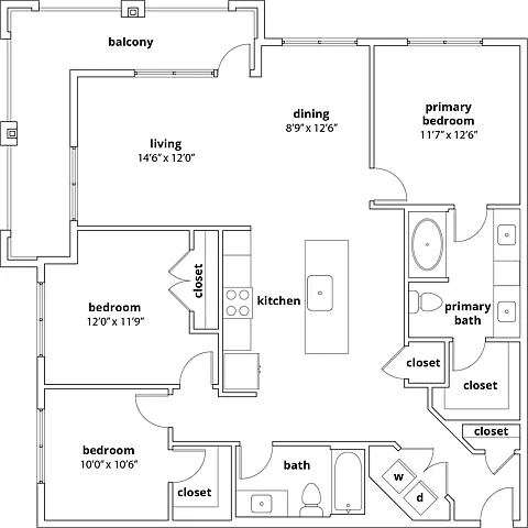 Floor plan C1