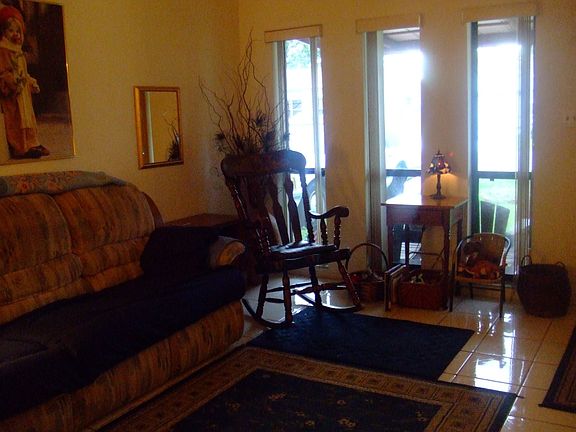 Living Room, with 3 panel windows