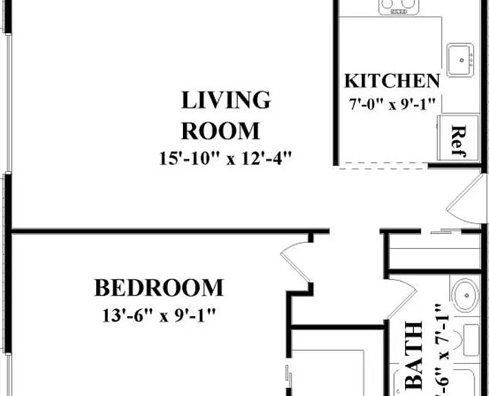 1J1 - 1 Bdrm, 1 Bath, Jr. 1J1 - 1 Bdrm, 1 Bath, Jr.