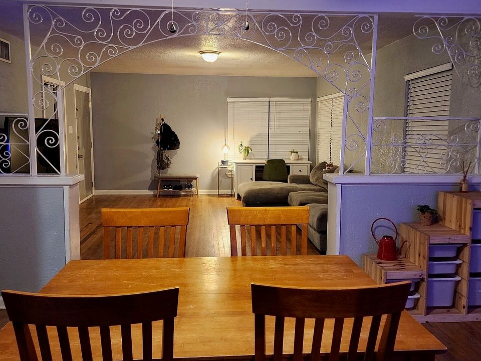 Dining room looking into the living room