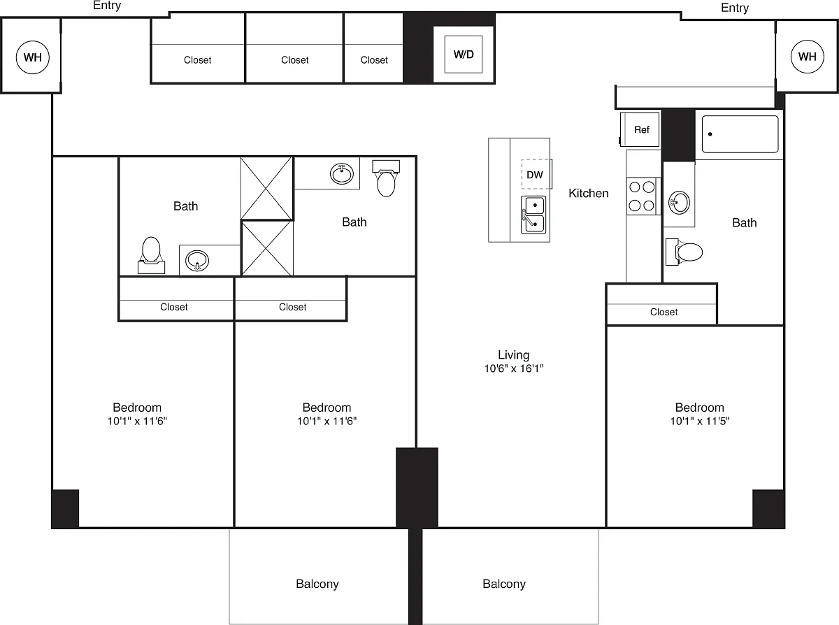 Floor plan C1H