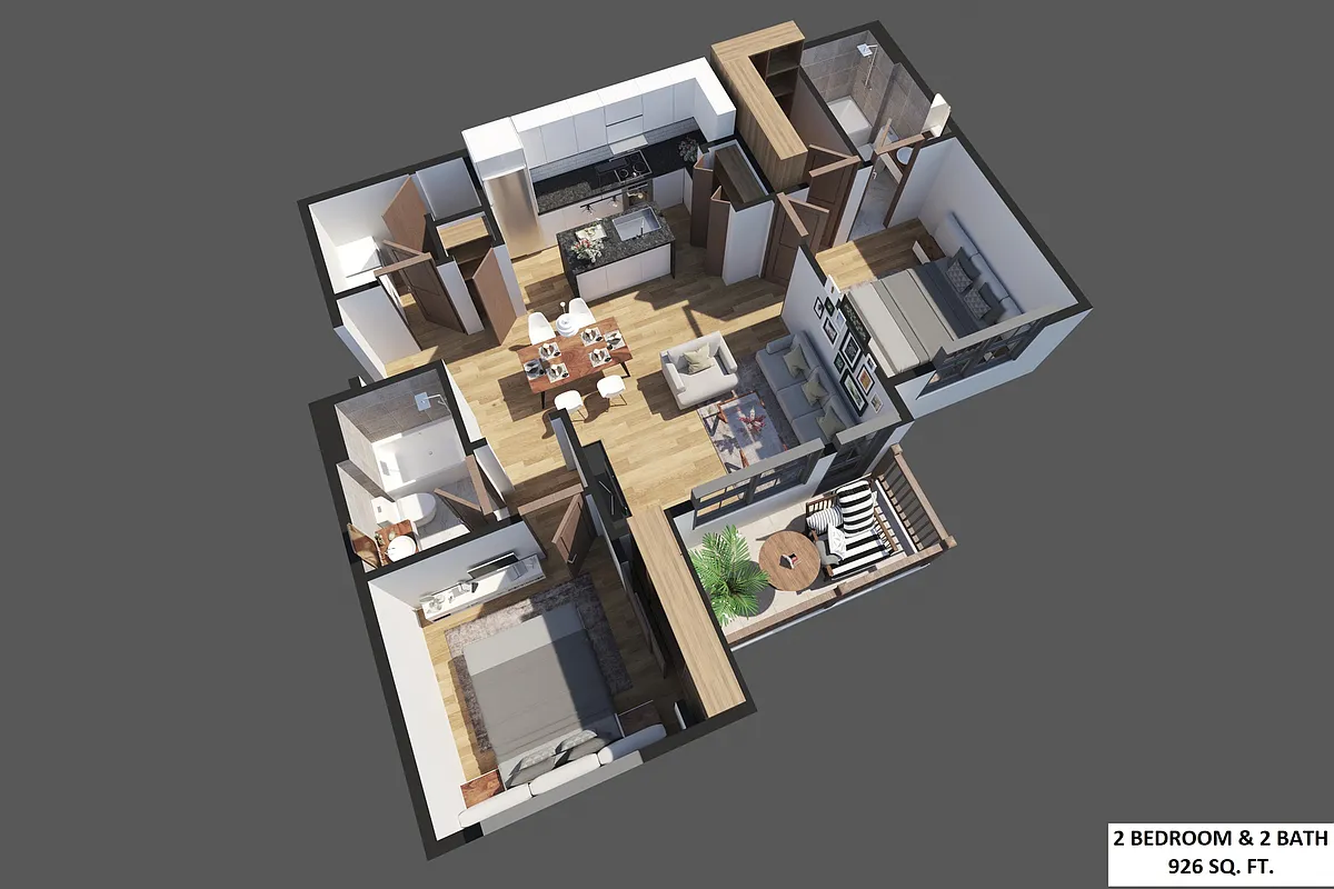 Floor plan AE1 - The Addison