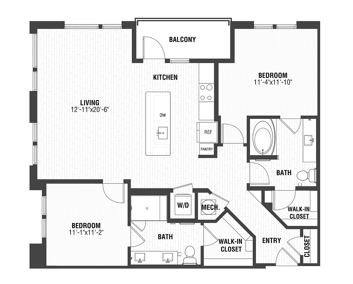 Floor plan B5B