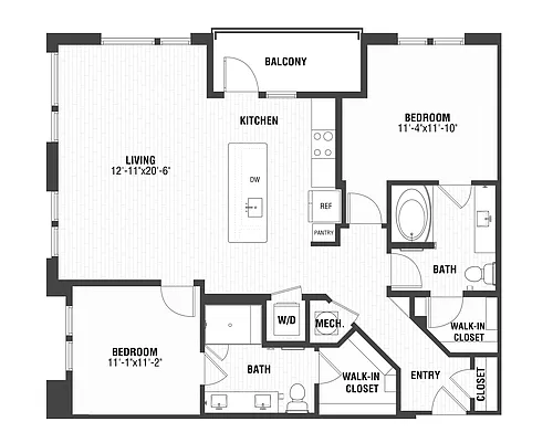 Floor plan B5B