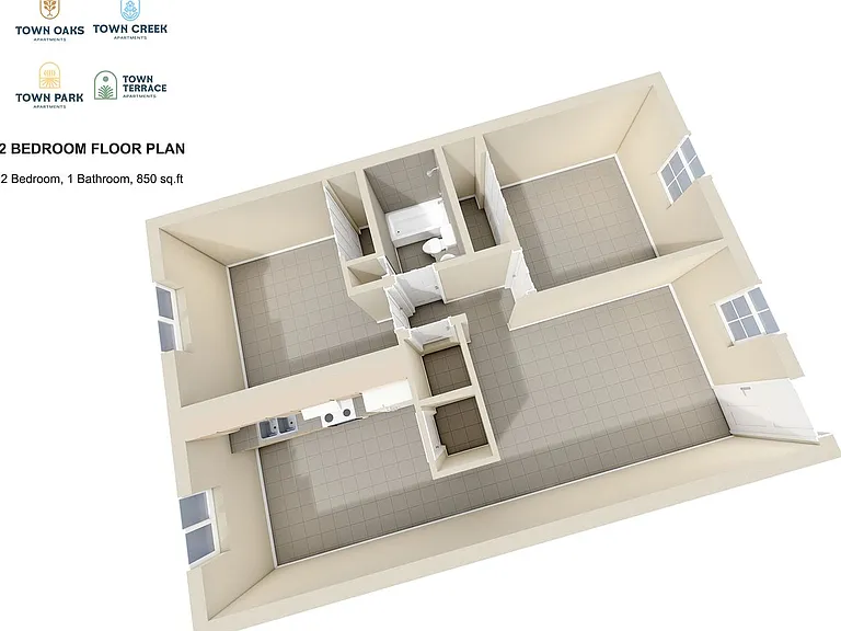 Town Oaks Apartments — Photo 20
