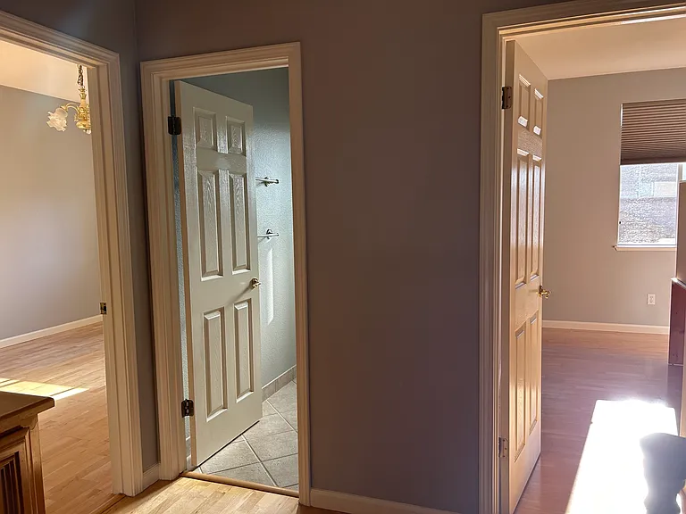 Entries to Bedroom 1 & Bedroom 2 & Bathroom