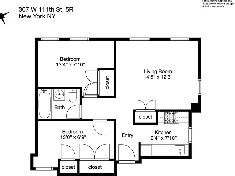 307 W 111th St #5R — Photo 2