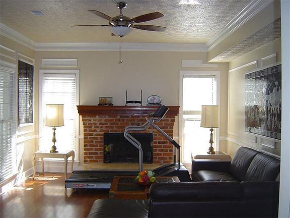 Large family room with natural light