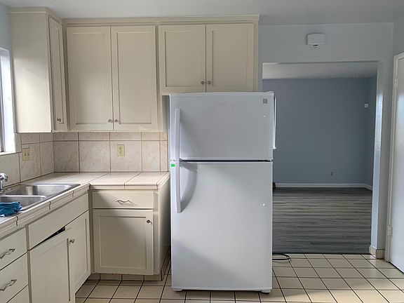Kitchen facing the living room
