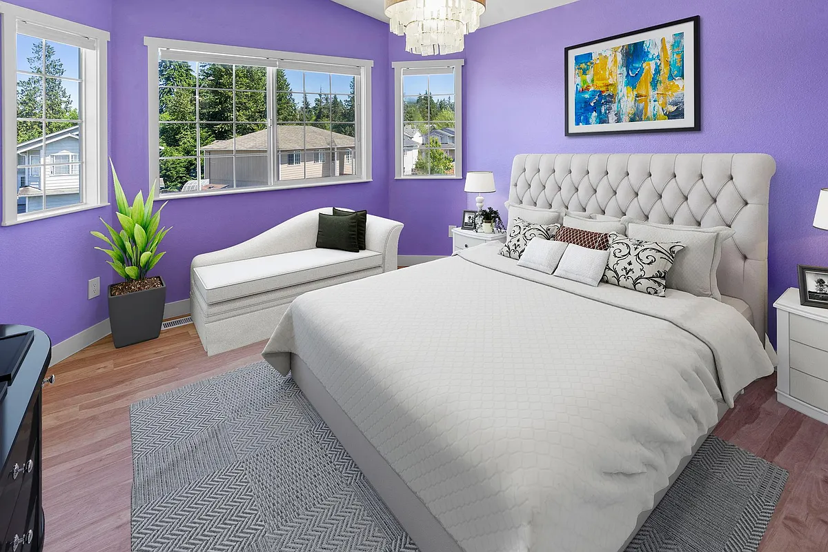 Master Bedroom, Purple, upstairs - 2014 127th Pl SE