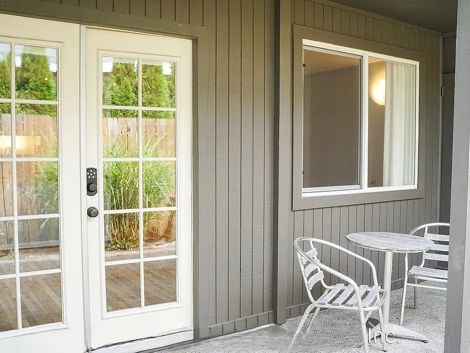 Your own private north facing patio.