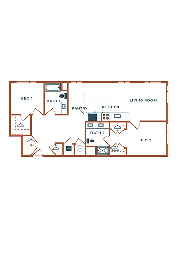 Floor plan B8
