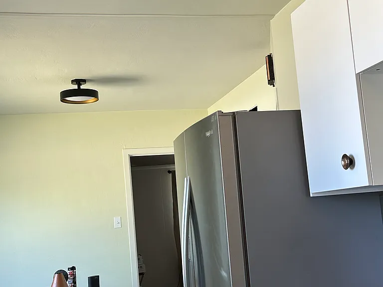 Looking through the kitchen towards the living room.
