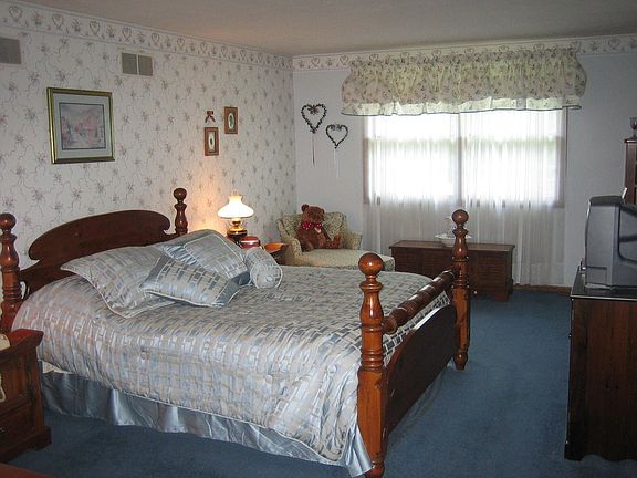 Spacious master suite with it's own bath! All bedrooms are ample sized!