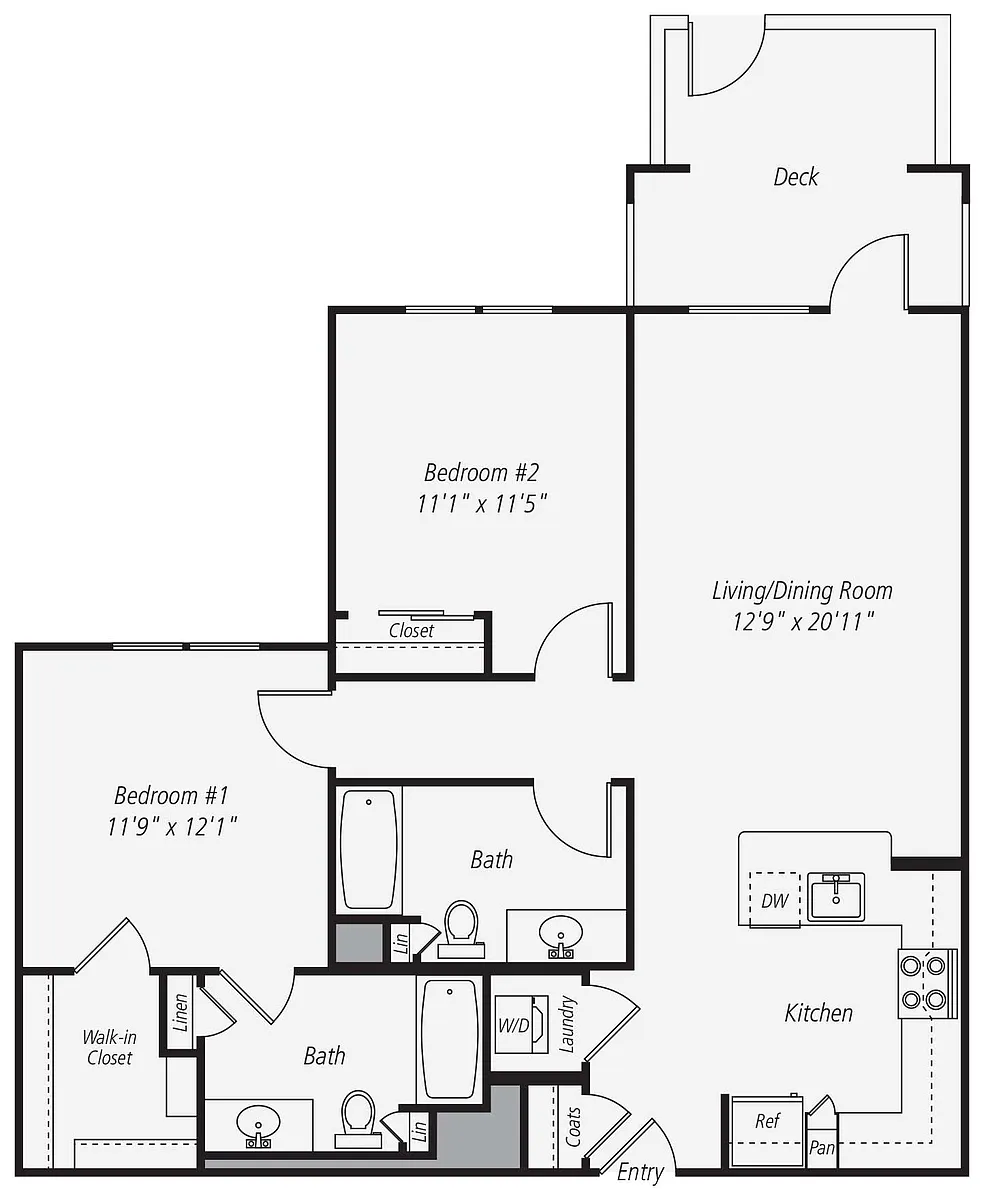 Floor plan B1-121