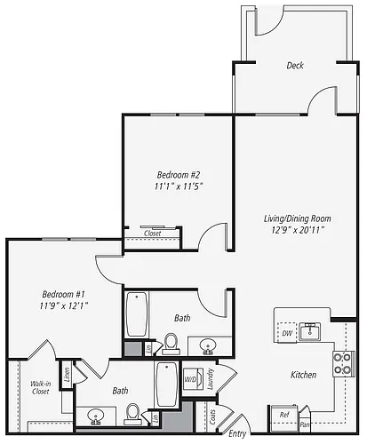 Floor plan B1-121
