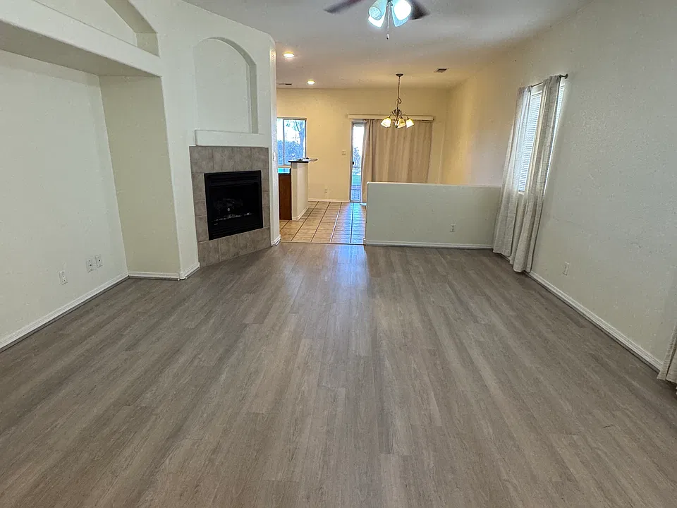 Spacious living area.