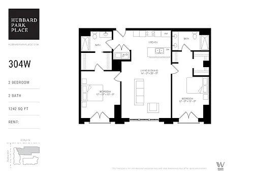 Floor plan 304W