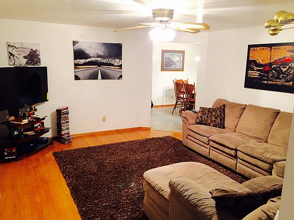 Living room from front door