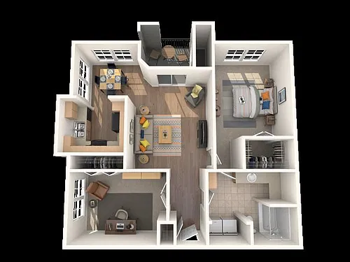 Floor plan Magnolia Renovated